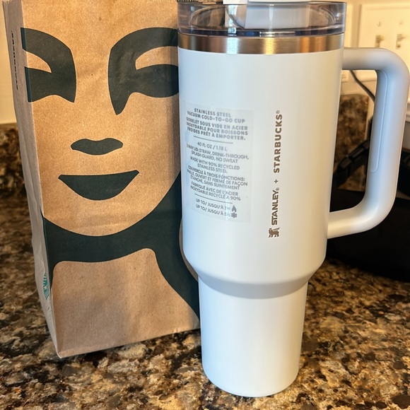 Stanley Other - Stanley x Starbucks Collab Released 4.9.24 NEW with bag & papers BLUE SPRING